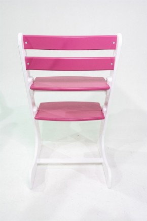 Детский растущий стул Конёк Горбунёк Комфорт (Бело-розовый) в Асбесте - asbest.ok-mebel.com | фото 5