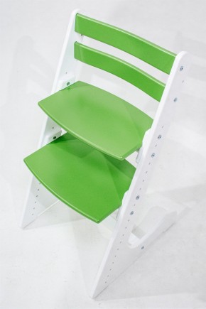 Детский растущий стул Конёк Горбунёк Комфорт (Бело-зеленый) в Асбесте - asbest.ok-mebel.com | фото 4