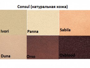 Диван двухместный Алекто Consul натуральная кожа в Асбесте - asbest.ok-mebel.com | фото 5