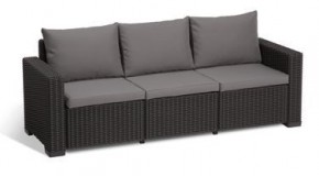 Диван Калифорния 3-х местный (California 3 Sofa), графит в Асбесте - asbest.ok-mebel.com | фото 2