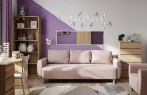 Диван-кровать Тулисия светло-розовый, ткань рогожка в Асбесте - asbest.ok-mebel.com | фото