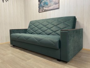 Диван Престиж-15 (НПБ+МДФ) велюр Sensey bottle green в Асбесте - asbest.ok-mebel.com | фото 3