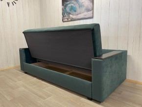 Диван Престиж-15 (НПБ+МДФ) велюр Sensey bottle green в Асбесте - asbest.ok-mebel.com | фото 5