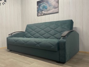 Диван Престиж-16 (НПБ+МДФ) велюр Sensey bottle green в Асбесте - asbest.ok-mebel.com | фото 4