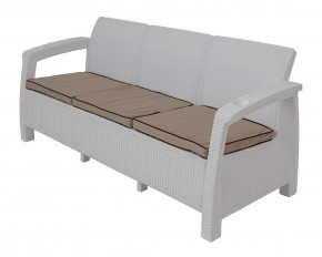 Диван Yalta Premium Sofa 3 Set (Ялта) белый (+подушки под спину) в Асбесте - asbest.ok-mebel.com | фото