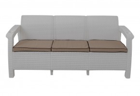 Диван Yalta Premium Sofa 3 Set (Ялта) белый (+подушки под спину) в Асбесте - asbest.ok-mebel.com | фото 2