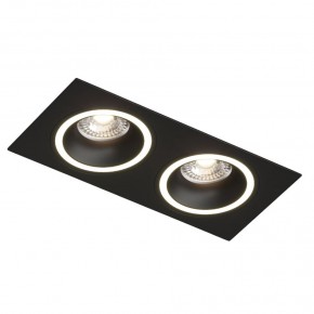 DK2062-BK Встраиваемый светильник, IP 20, до 15 Вт, GU10, LED, черный, алюминий в Асбесте - asbest.ok-mebel.com | фото
