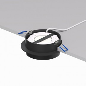 DK2090-BK Встраиваемый светильник FLAT, IP 20, до 15 Вт, GX53, LED, черный, алюминий в Асбесте - asbest.ok-mebel.com | фото 4