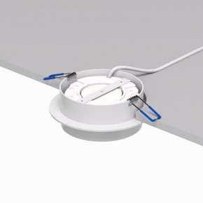 DK2090-WH Встраиваемый светильник FLAT, IP 20, до 15 Вт, GX53, LED, белый, алюминий в Асбесте - asbest.ok-mebel.com | фото 3
