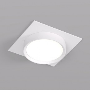 DK2091-WH Встраиваемый светильник FLAT, IP 20, до 15 Вт, GX53, LED, белый, алюминий в Асбесте - asbest.ok-mebel.com | фото