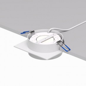 DK2091-WH Встраиваемый светильник FLAT, IP 20, до 15 Вт, GX53, LED, белый, алюминий в Асбесте - asbest.ok-mebel.com | фото 4