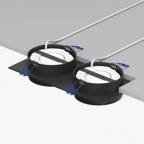 DK2092-BK Встраиваемый светильник FLAT, IP 20, до 15 Вт, GX53, LED, черный, алюминий в Асбесте - asbest.ok-mebel.com | фото 2