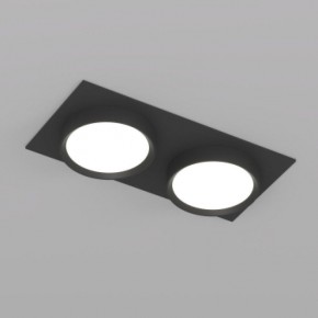 DK2092-BK Встраиваемый светильник FLAT, IP 20, до 15 Вт, GX53, LED, черный, алюминий в Асбесте - asbest.ok-mebel.com | фото 4