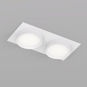DK2092-WH Встраиваемый светильник FLAT, IP 20, до 15 Вт, GX53, LED, белый, алюминий в Асбесте - asbest.ok-mebel.com | фото 2