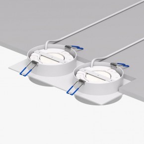 DK2092-WH Встраиваемый светильник FLAT, IP 20, до 15 Вт, GX53, LED, белый, алюминий в Асбесте - asbest.ok-mebel.com | фото 4