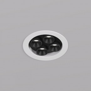 DK2510-WB Встраиваемый светильник SPACE со светодиодом d65 220V 8W 38° 4000К IP20 белый/черный алюминий в Асбесте - asbest.ok-mebel.com | фото