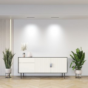 DK2515-WB Встраиваемый светильник SPACE со светодиодом L240mm 220V 20W 38° 4000К IP20 белый/черный алюминий в Асбесте - asbest.ok-mebel.com | фото 7