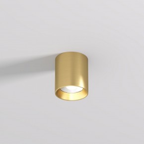 DK2610-SB Накладной светильник SHINE TUBE со светодиодом, D70*H80, IP20, 3000К, 10W, RA?90, сатинированная латунь, алюминий в Асбесте - asbest.ok-mebel.com | фото
