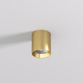 DK2610-SB Накладной светильник SHINE TUBE со светодиодом, D70*H80, IP20, 3000К, 10W, RA?90, сатинированная латунь, алюминий в Асбесте - asbest.ok-mebel.com | фото 2
