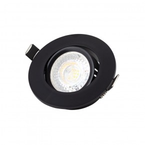DK3020-BK Встраиваемый светильник, IP 20, 10 Вт, GU5.3, LED, черный, пластик в Асбесте - asbest.ok-mebel.com | фото 1