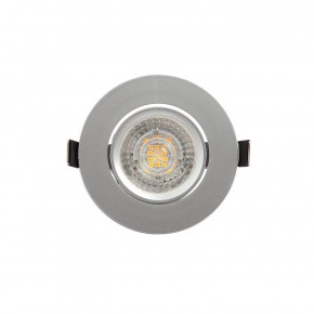 DK3020-CM Встраиваемый светильник, IP 20, 10 Вт, GU5.3, LED, серый, пластик в Асбесте - asbest.ok-mebel.com | фото 1