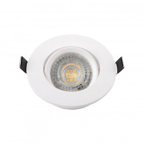 DK3020-WH Встраиваемый светильник, IP 20, 10 Вт, GU5.3, LED, белый, пластик в Асбесте - asbest.ok-mebel.com | фото 2