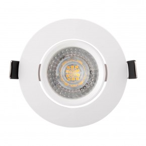DK3020-WH Встраиваемый светильник, IP 20, 10 Вт, GU5.3, LED, белый, пластик в Асбесте - asbest.ok-mebel.com | фото