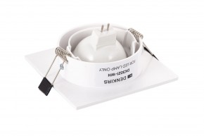 DK3021-WH Встраиваемый светильник, IP 20, 10 Вт, GU5.3, LED, белый, пластик в Асбесте - asbest.ok-mebel.com | фото 4
