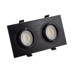 DK3022-BK Встраиваемый светильник, IP 20, 10 Вт, GU5.3, LED, черный, пластик в Асбесте - asbest.ok-mebel.com | фото