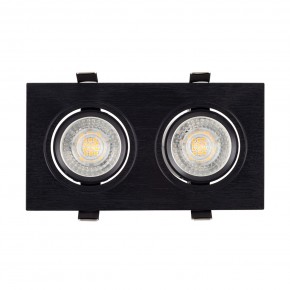 DK3022-BK Встраиваемый светильник, IP 20, 10 Вт, GU5.3, LED, черный, пластик в Асбесте - asbest.ok-mebel.com | фото 2