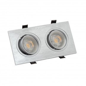 DK3022-CM Встраиваемый светильник, IP 20, 10 Вт, GU5.3, LED, серый, пластик в Асбесте - asbest.ok-mebel.com | фото 2
