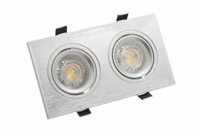 DK3022-CM Встраиваемый светильник, IP 20, 10 Вт, GU5.3, LED, серый, пластик в Асбесте - asbest.ok-mebel.com | фото 3