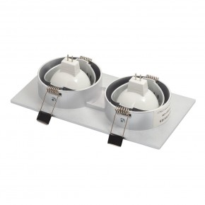 DK3022-CM Встраиваемый светильник, IP 20, 10 Вт, GU5.3, LED, серый, пластик в Асбесте - asbest.ok-mebel.com | фото 4