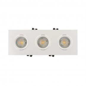 DK3023-WH Встраиваемый светильник, IP 20, 10 Вт, GU5.3, LED, белый, пластик в Асбесте - asbest.ok-mebel.com | фото