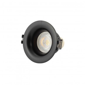 DK3024-BK Встраиваемый светильник, IP 20, 10 Вт, GU5.3, LED, черный, пластик в Асбесте - asbest.ok-mebel.com | фото 1