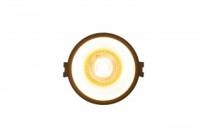 DK3026-BG Встраиваемый светильник, IP 20, 10 Вт, GU5.3, LED, черный/золотой, пластик в Асбесте - asbest.ok-mebel.com | фото 2