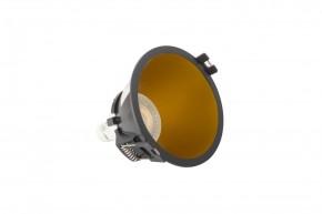 DK3026-BG Встраиваемый светильник, IP 20, 10 Вт, GU5.3, LED, черный/золотой, пластик в Асбесте - asbest.ok-mebel.com | фото 4