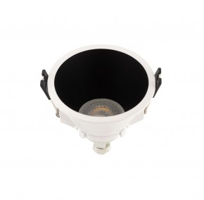 DK3026-WB Встраиваемый светильник, IP 20, 10 Вт, GU5.3, LED, белый/черный, пластик в Асбесте - asbest.ok-mebel.com | фото 2
