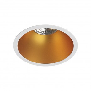 DK3026-WG Встраиваемый светильник, IP 20, 10 Вт, GU5.3, LED, белый/золотой, пластик в Асбесте - asbest.ok-mebel.com | фото