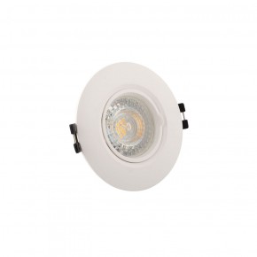 DK3028-WH Встраиваемый светильник, IP 20, 10 Вт, GU5.3, LED, белый, пластик в Асбесте - asbest.ok-mebel.com | фото 2