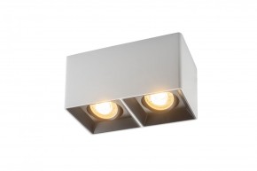 DK3035-WB Светильник накладной IP 20, 10 Вт, GU5.3, LED, белый/черный, пластик в Асбесте - asbest.ok-mebel.com | фото