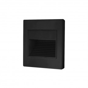 DK3050-BK Светильник встраиваемый в стену, IP 20, LED 3000, 1 Вт, черный пластик в Асбесте - asbest.ok-mebel.com | фото