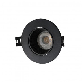DK3061-BK Встраиваемый светильник, IP 20, 10 Вт, GU5.3, LED, черный/черный, пластик в Асбесте - asbest.ok-mebel.com | фото