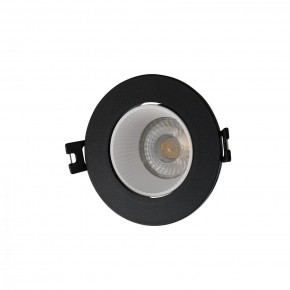 DK3061-BK+WH Встраиваемый светильник, IP 20, 10 Вт, GU5.3, LED, черный/белый, пластик в Асбесте - asbest.ok-mebel.com | фото
