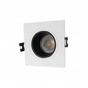 DK3071-WH+BK Встраиваемый светильник, IP 20, 10 Вт, GU5.3, LED, белый/черный, пластик в Асбесте - asbest.ok-mebel.com | фото