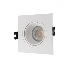 DK3071-WH Встраиваемый светильник, IP 20, 10 Вт, GU5.3, LED, белый/белый, пластик в Асбесте - asbest.ok-mebel.com | фото