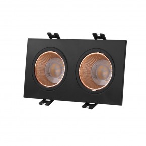 DK3072-BBR Встраиваемый светильник, IP 20, 10 Вт, GU5.3, LED, черный/бронзовый, пластик в Асбесте - asbest.ok-mebel.com | фото