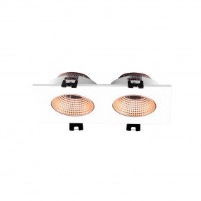 DK3072-WBR Встраиваемый светильник, IP 20, 10 Вт, GU5.3, LED, белый/бронзовый, пластик в Асбесте - asbest.ok-mebel.com | фото 2