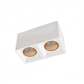 DK3085-WH+BR Светильник накладной IP 20, 10 Вт, GU5.3, LED, белый/бронзовый, пластик в Асбесте - asbest.ok-mebel.com | фото