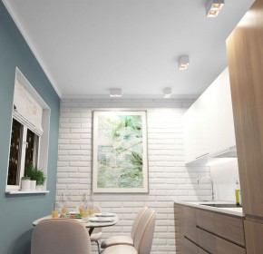 DK3085-WH+BR Светильник накладной IP 20, 10 Вт, GU5.3, LED, белый/бронзовый, пластик в Асбесте - asbest.ok-mebel.com | фото 2